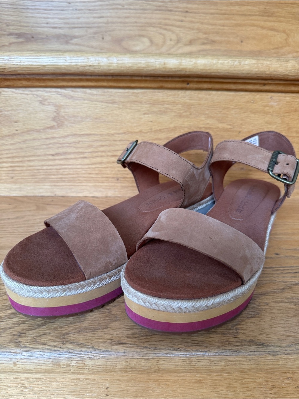 Timberland Suede Platform Sandals